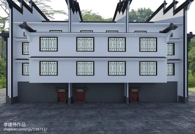 300萬(wàn)元?jiǎng)e墅豪宅300平米裝修案例 中式徽派建筑的設(shè)計(jì)與裝潢